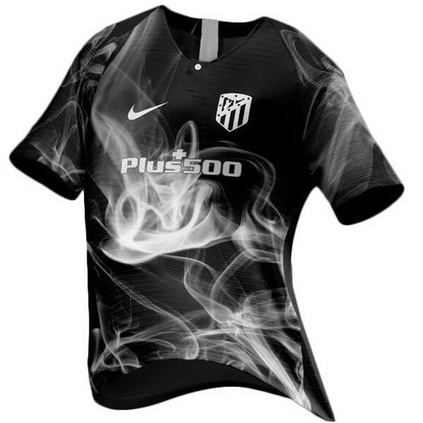 Ea Sport Trikot Atletico Madrid 2018-19 Schwarz Fussballtrikots Günstig